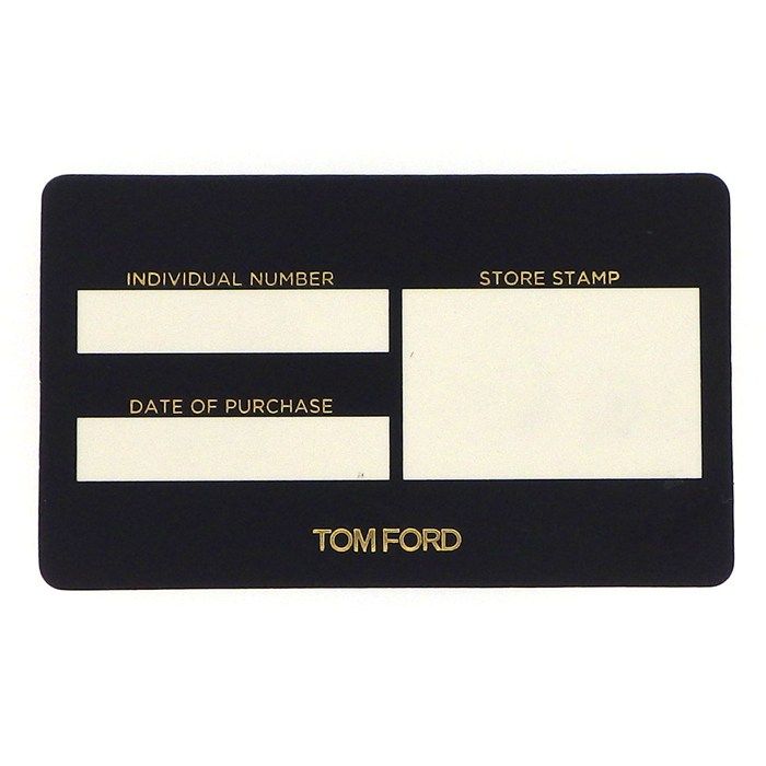  トムフォード TOM FORD 腕時計 N.002 ホワイト文字盤 ブラック レザーベルト SS クオーツアナログ 腕時計(デジタル) 時計