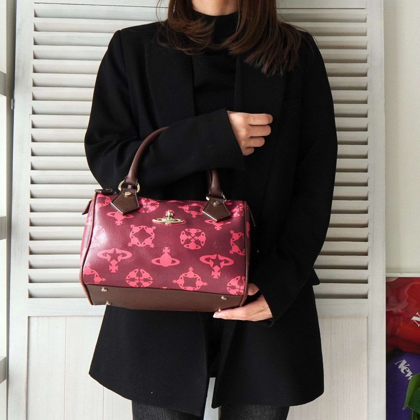 ヴィヴィアン ウエストウッド オーブ ミニボストンバッグ ハンドバッグ