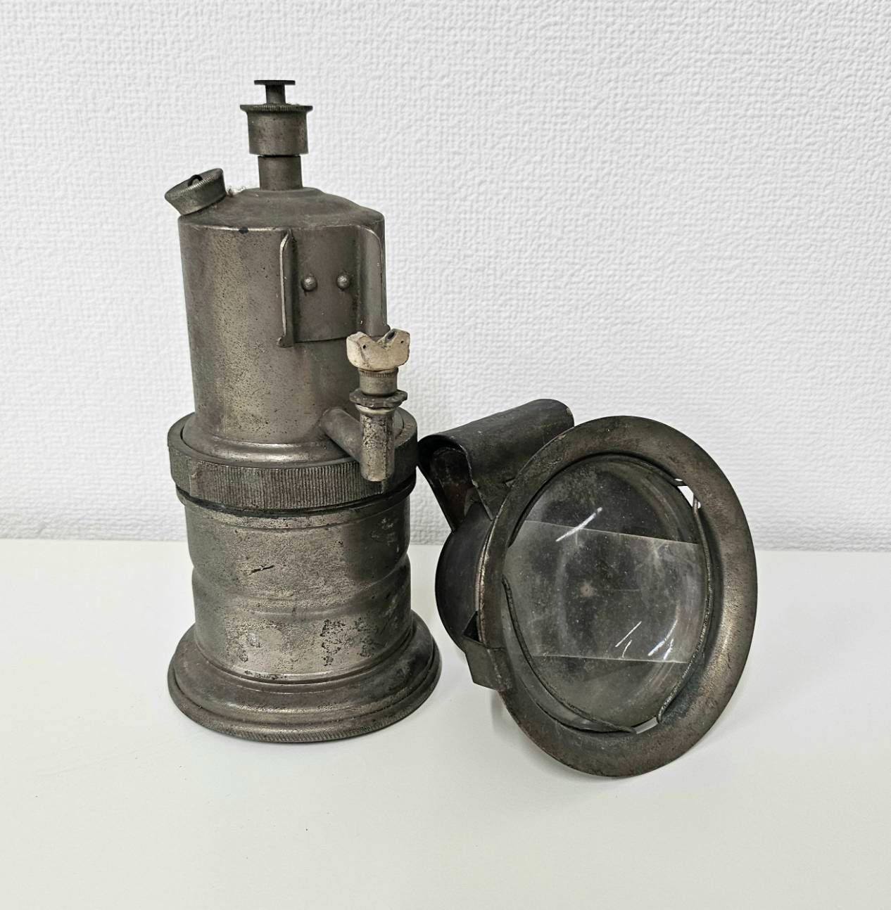 M【旧家蔵出し】国鉄 日本固有鉄道 信号灯 合図灯 手提信号 カンテラ