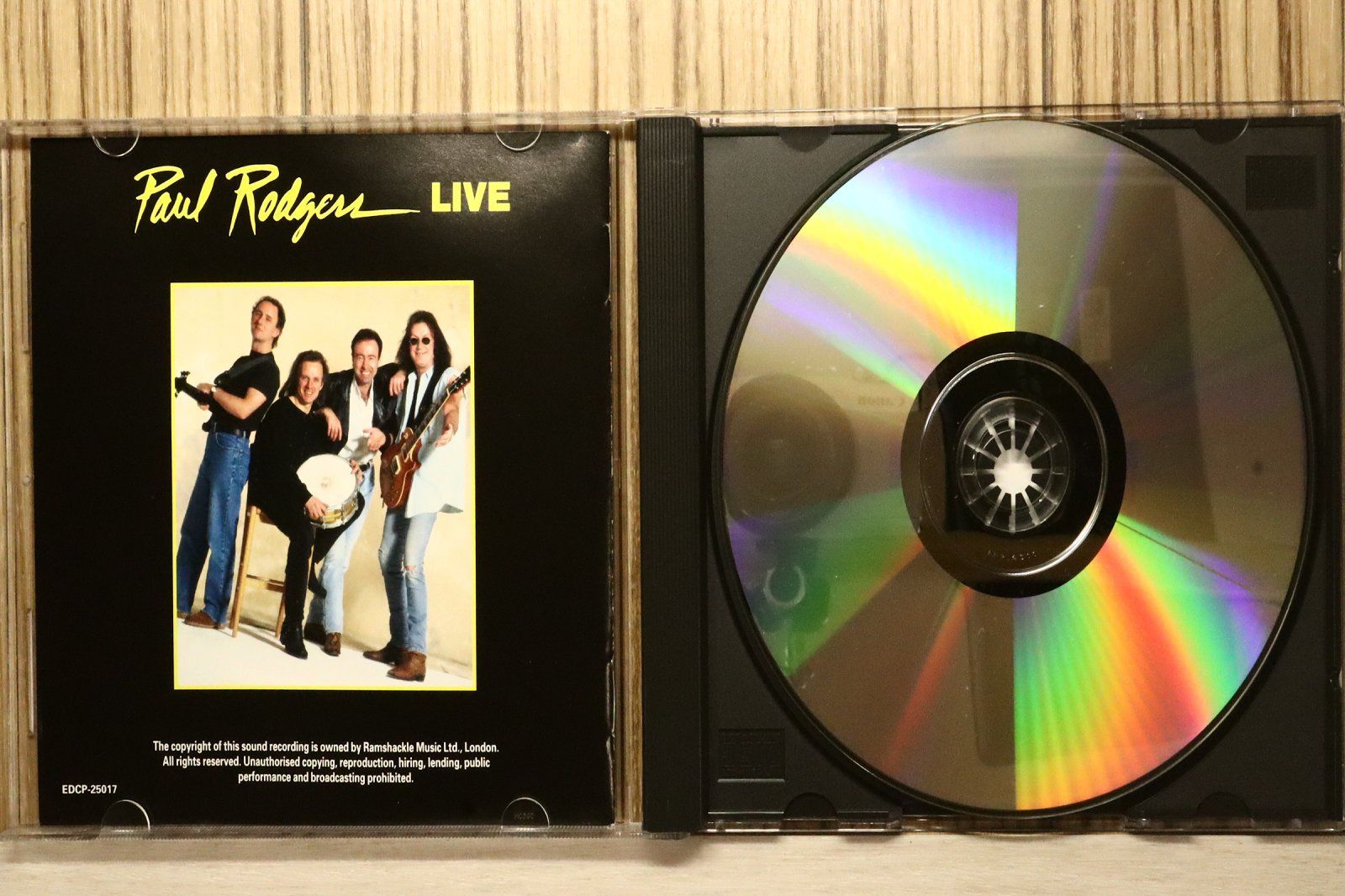 国内盤CD☆ポール・ロジャース/Paul Rodgers□ ライブ 【EDCP25017