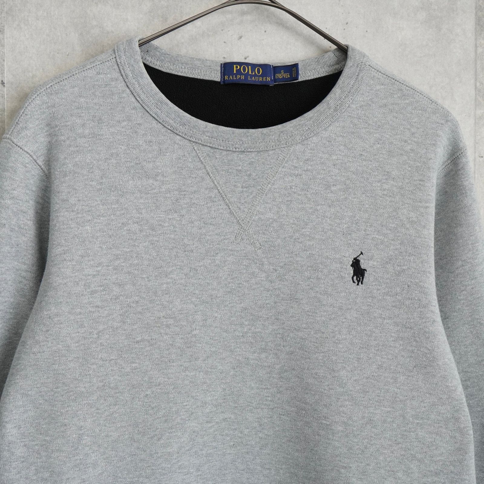 ポロ ラルフローレン ロゴ刺繍 スウェット グレー - メルカリ