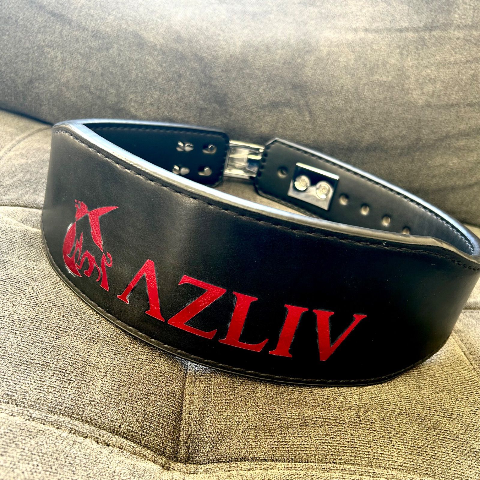 アウトレット AZLIV レバーベルト LEX Tapered Model レバーアクションベルト トレーニングベルト パワーベルト テパード 黒 ブラック 赤 レッド Sサイズ エス アズリブ 筋トレ ベルト