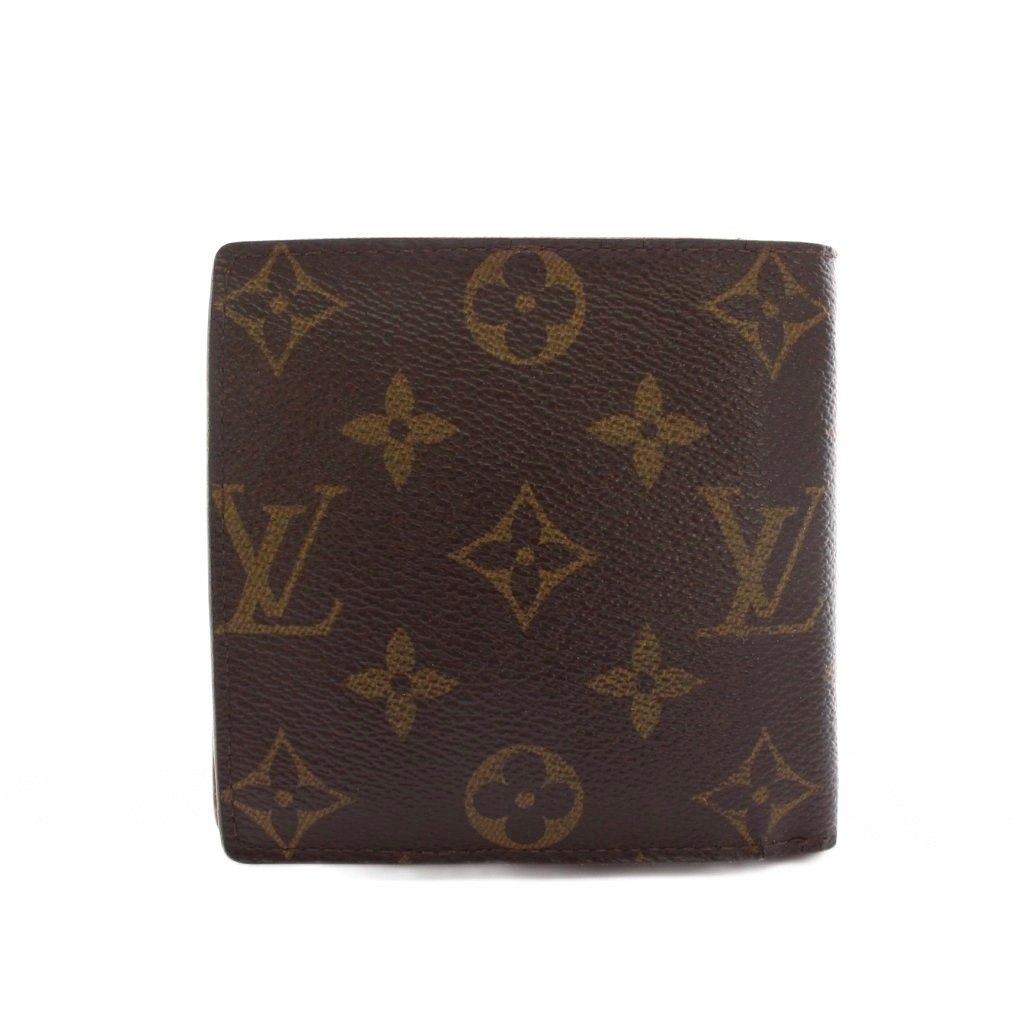 ルイヴィトン LOUIS VUITTON ポルトフォイユ マルコ モノグラム 二