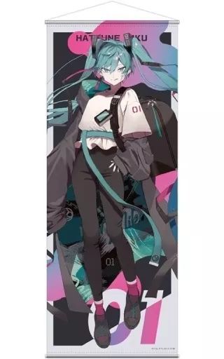 中古】タペストリー(大型) 初音ミク 等身大タペストリー Art by