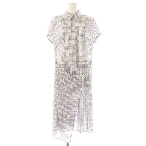 フレッドペリー FRED PERRY × mintdesigns 総柄ワンピース 10 マルチ