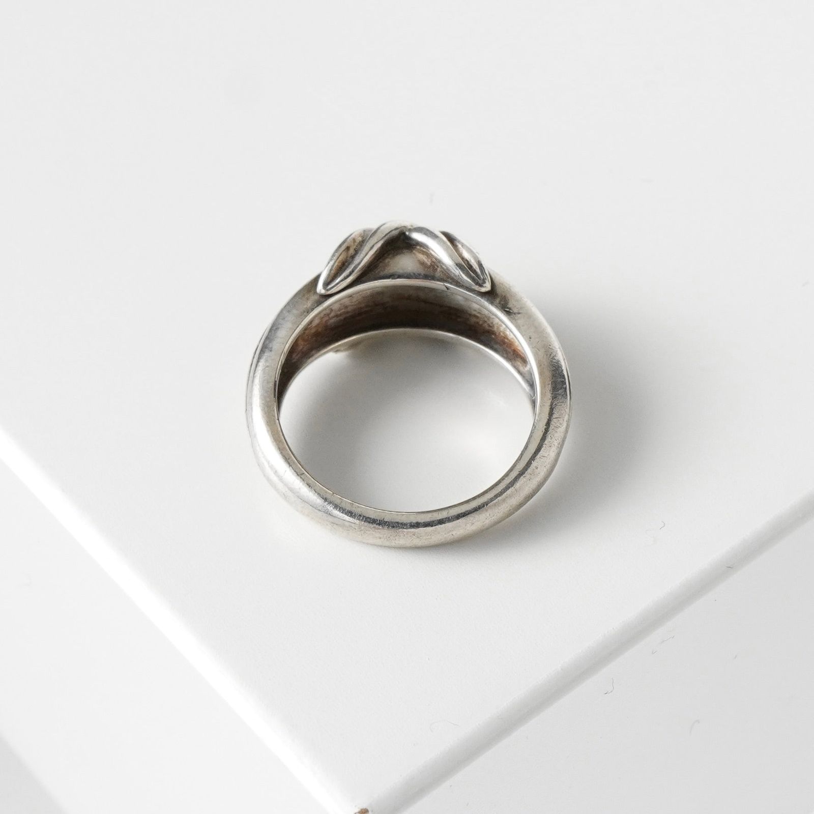 c826 オールド　ティファニー　1990 シグネチャー　リング　925 約5号 c826 オールド ティファニー 1990 シグネチャー リング 925 約5号