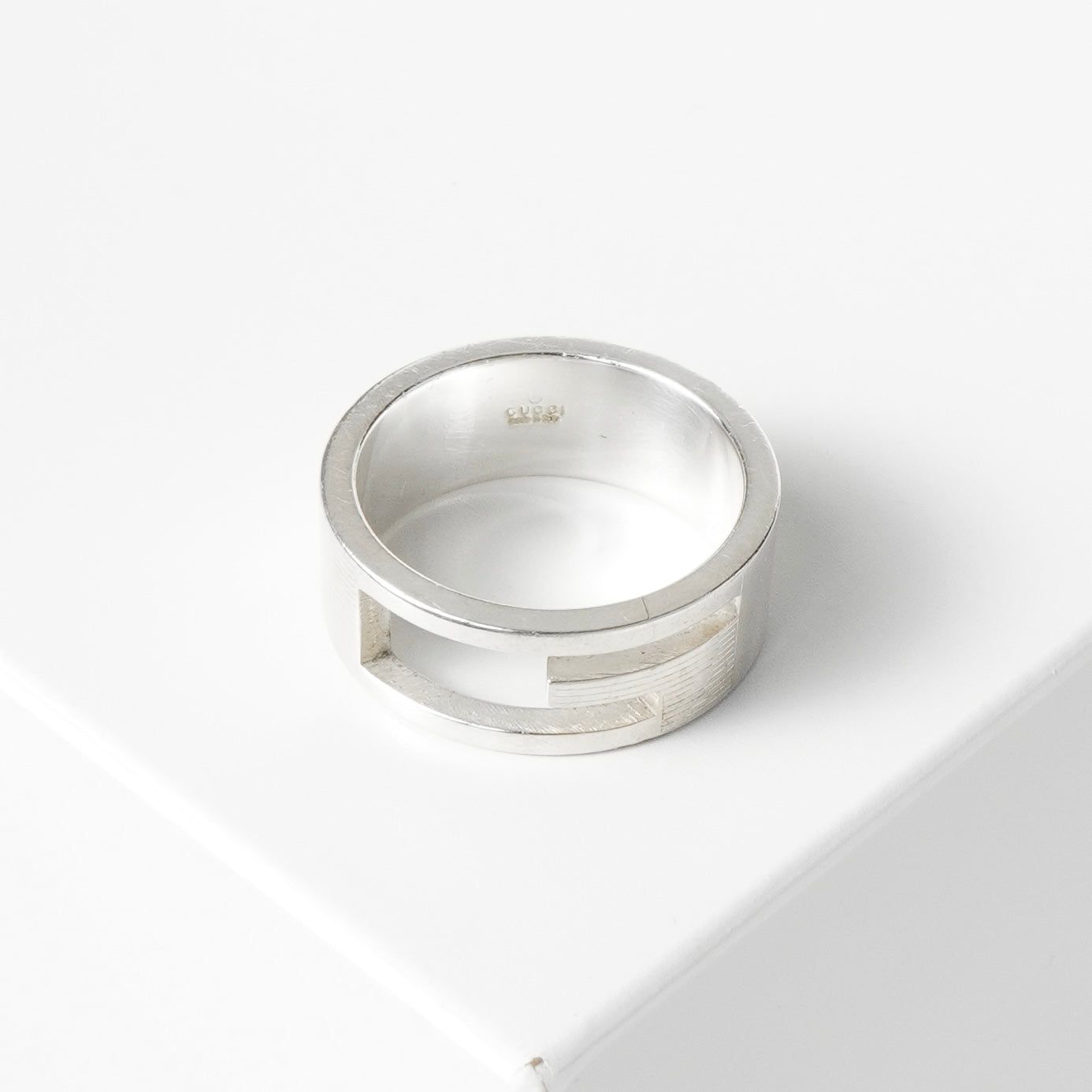 グッチ ブランデッドG 指輪 リング シルバー925 14.5号 き