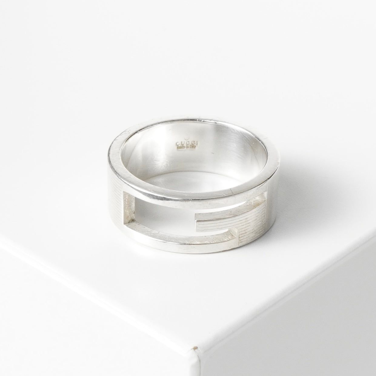  グッチ ブランデッドG 指輪 リング シルバー925 14.5号 き リング 指輪 アクセサリー