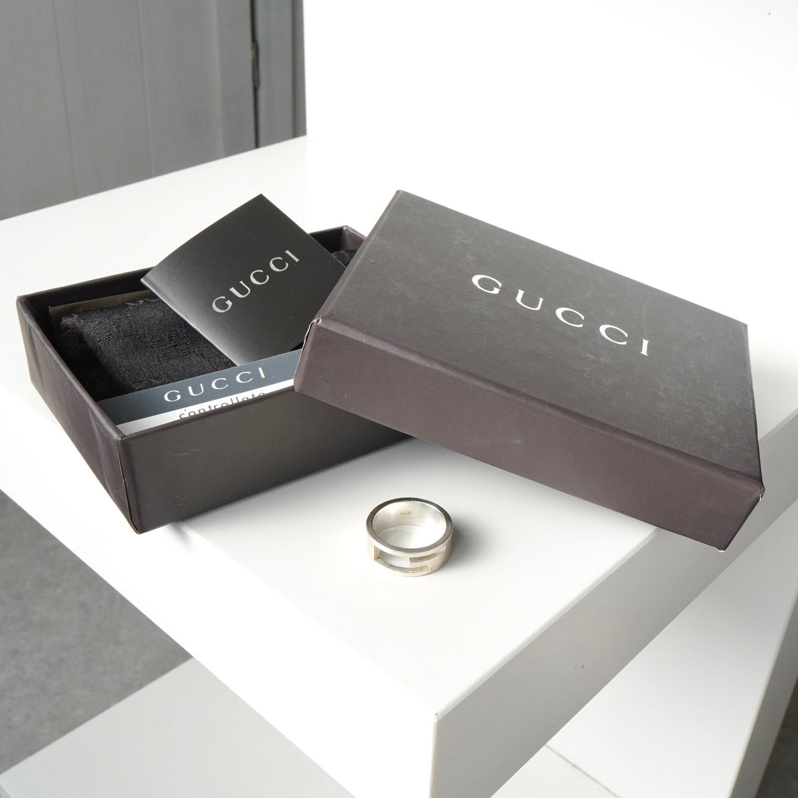 グッチ ブランデッドG 指輪 リング シルバー925 14 5号 き