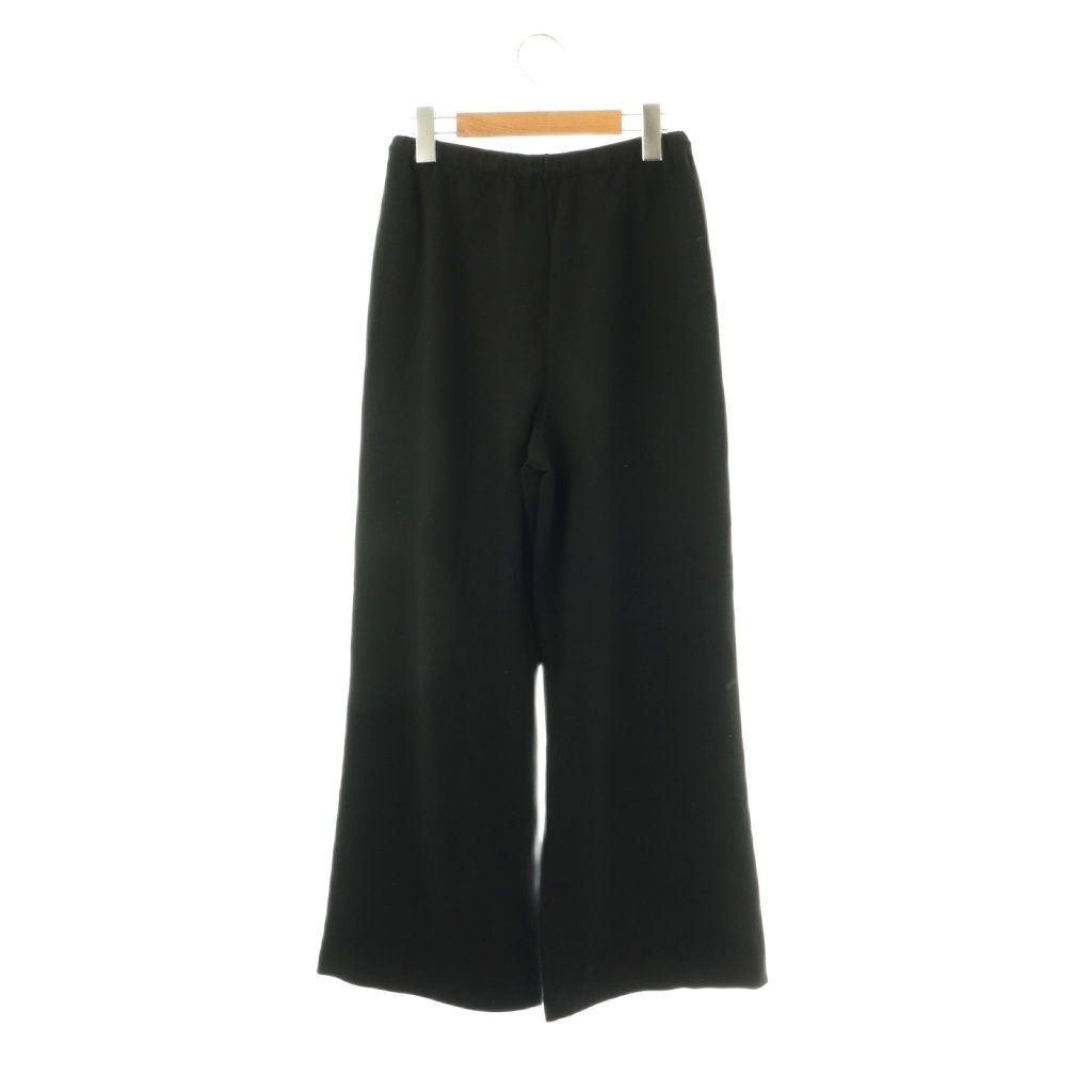 セオリー Theory 24 AW Double Knit LT N Drawstring Plon ワイドパンツ イージーパンツ XS ブラック DF OS