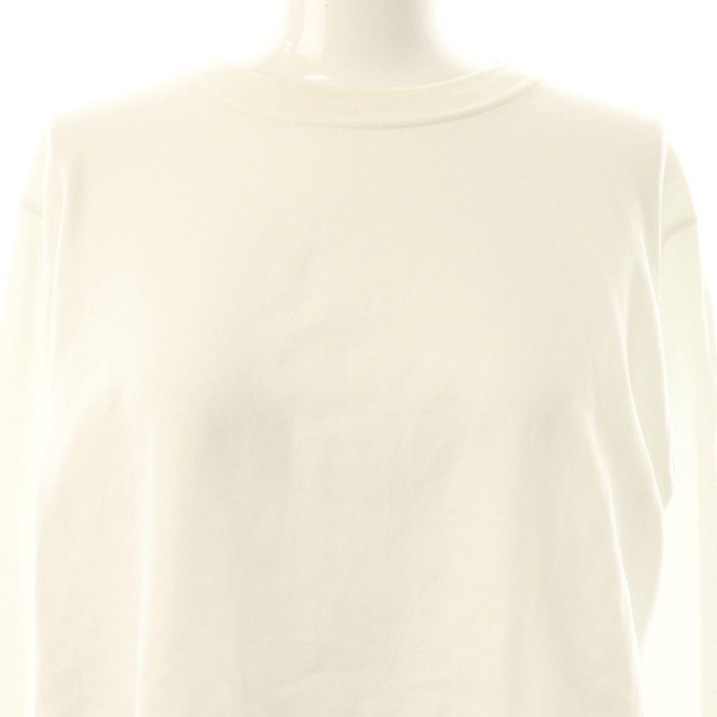 ドゥロワー Drawer コットン天竺クルーネックロングスリーブカットソー