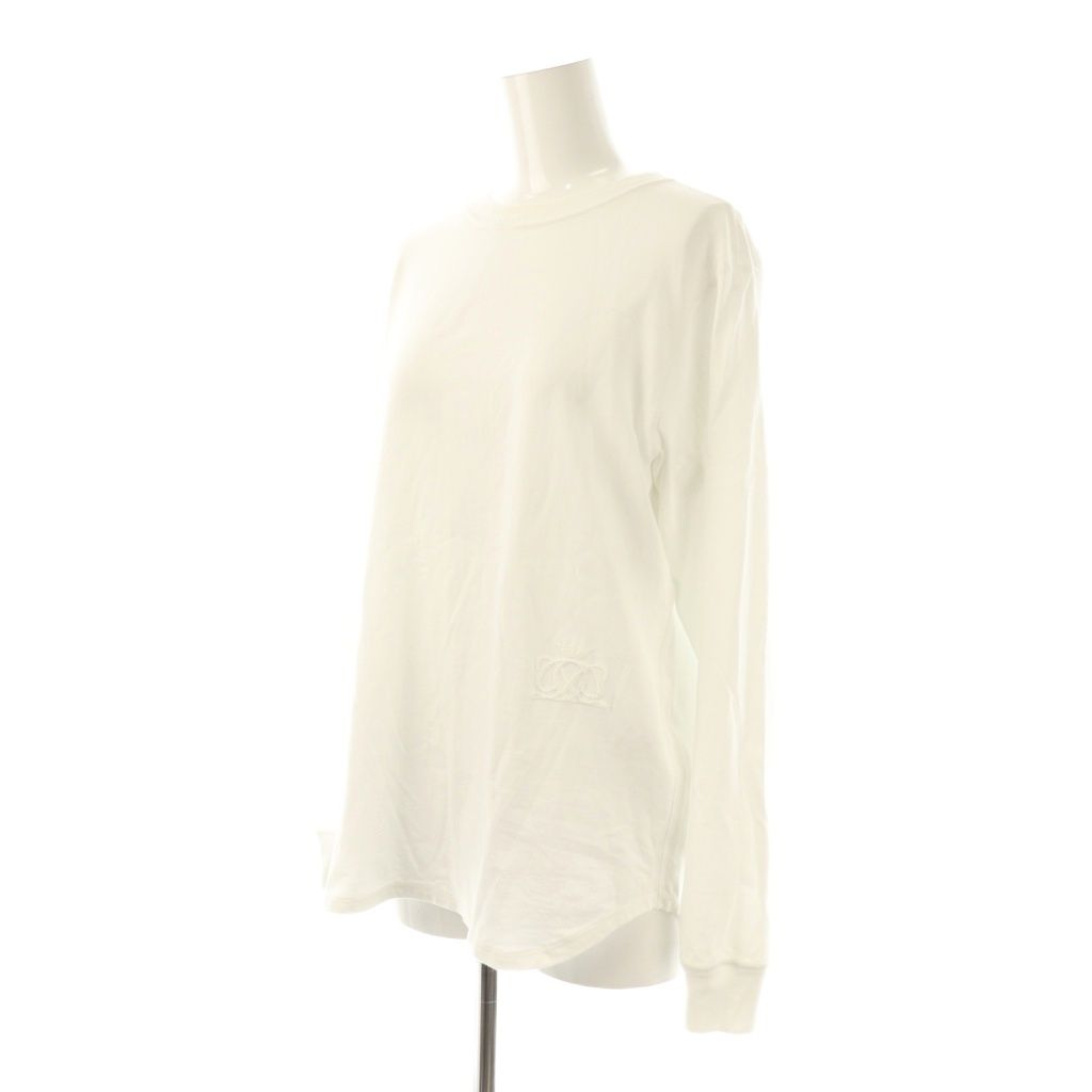 ドゥロワー Drawer コットン天竺クルーネックロングスリーブカットソー