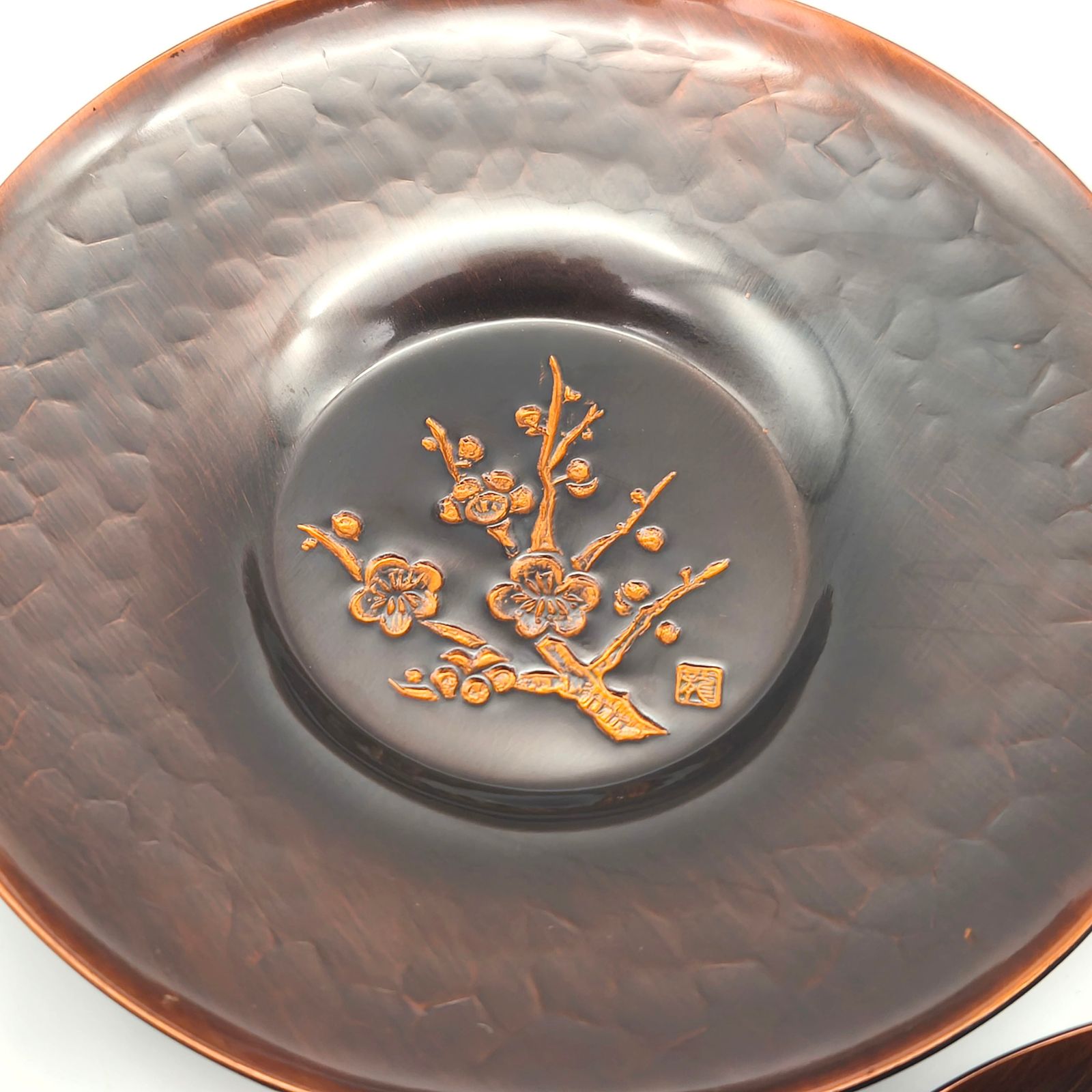 純銅茶托・五君子・5客揃・煎茶道具・No.251123-22・梱包サイズ60