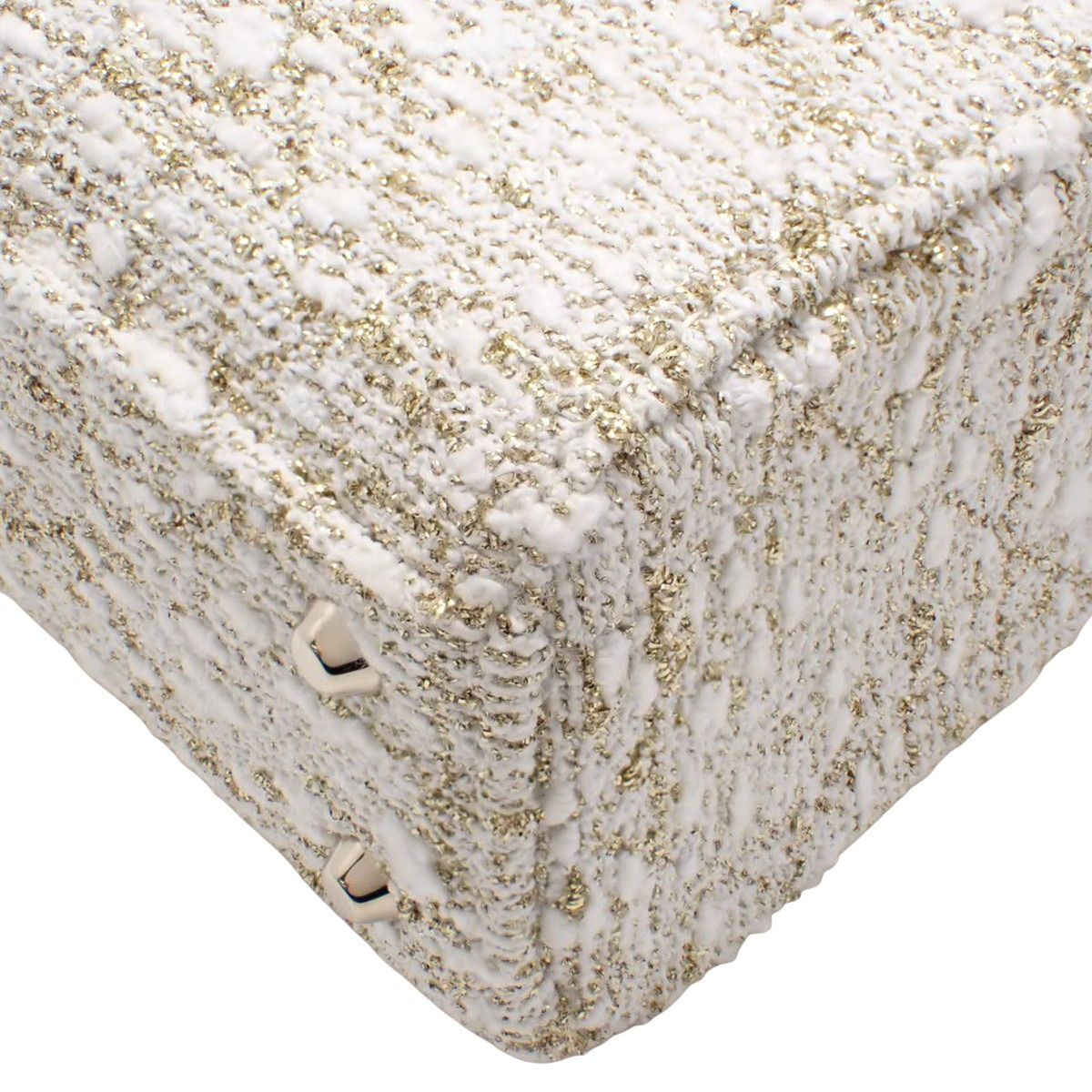 ホワイト白 ゴールド金具