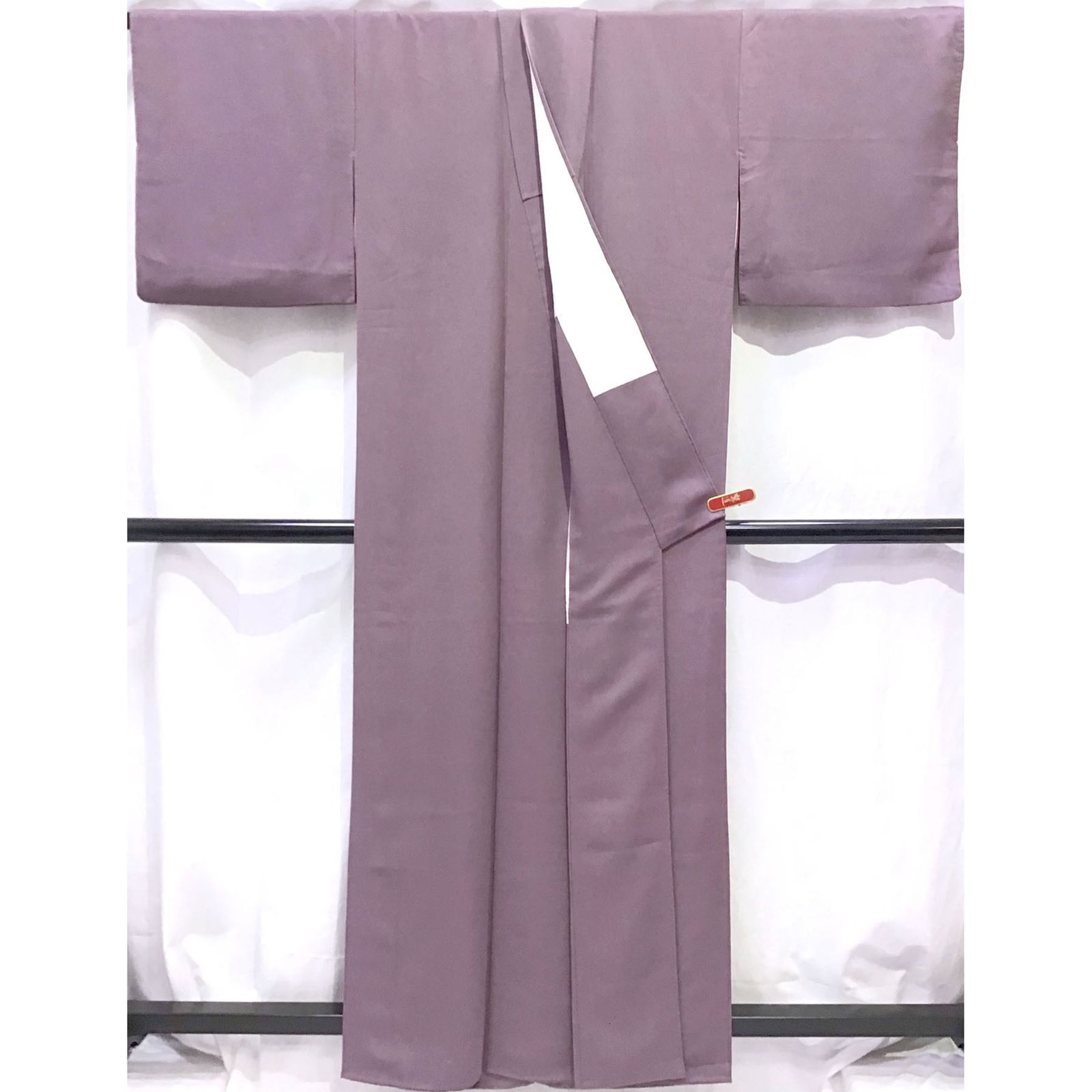  着物 色無地 一つ紋 紫系地 No.200701-1771 梱包サイズ80 色無地 着物