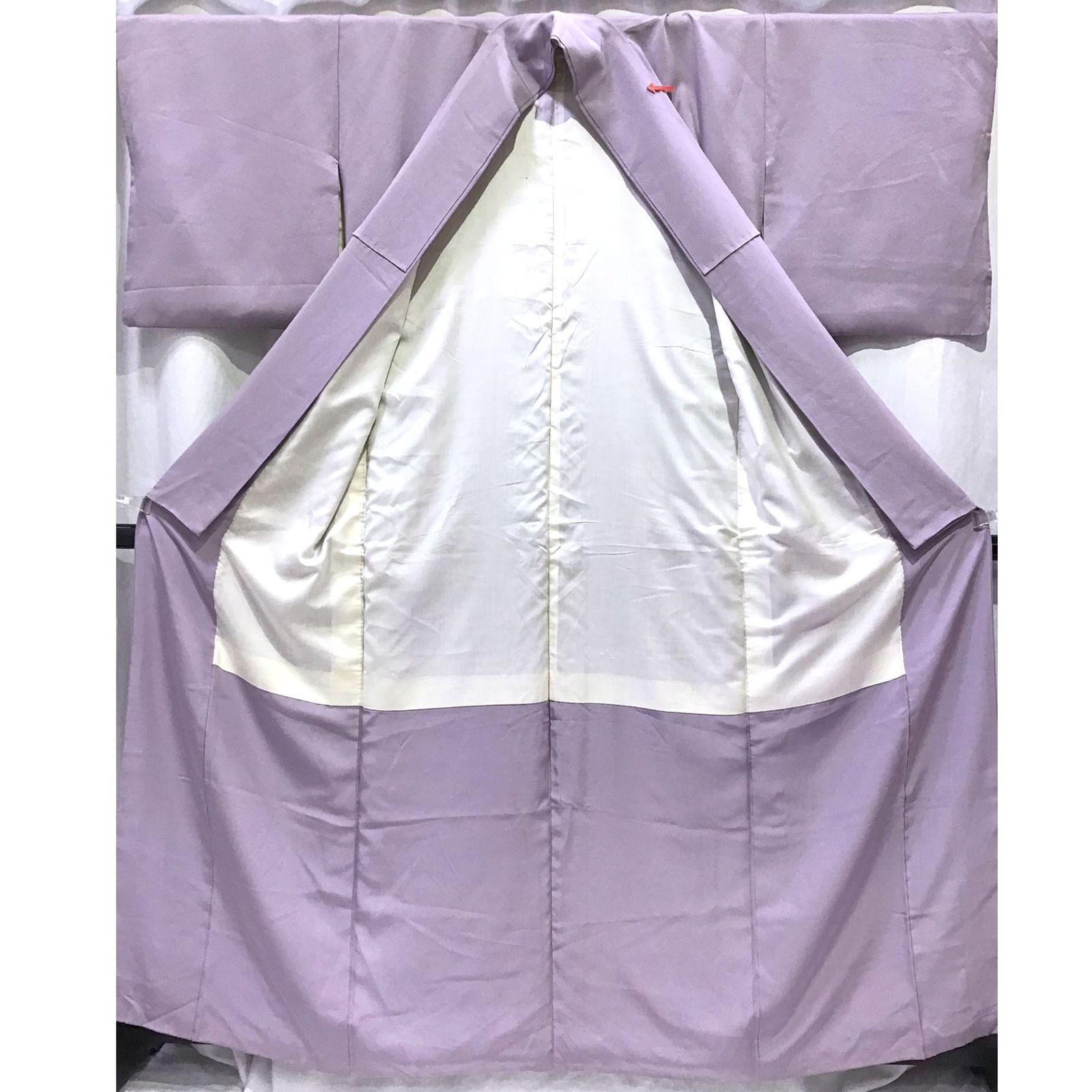 着物 色無地 一つ紋 紫系地 No.200701-1773 梱包サイズ80