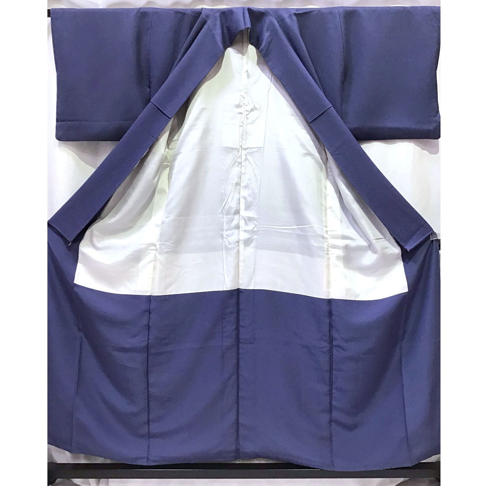 着物 色無地 一つ紋 紺系地 No.200701-1772 梱包サイズ80