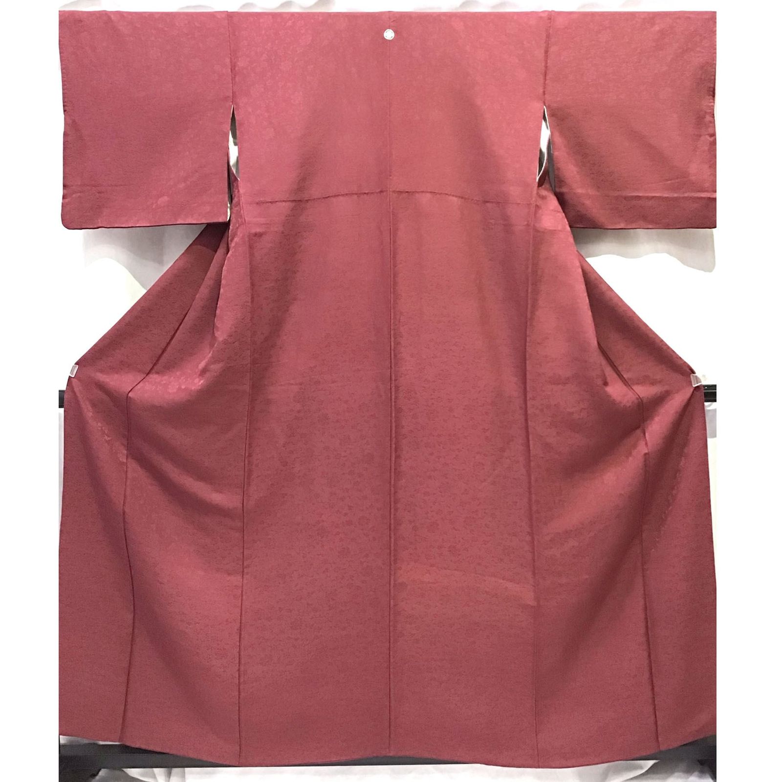 着物 色無地 一つ紋 えんじ系地 No 200701 1774 梱包サイズ80