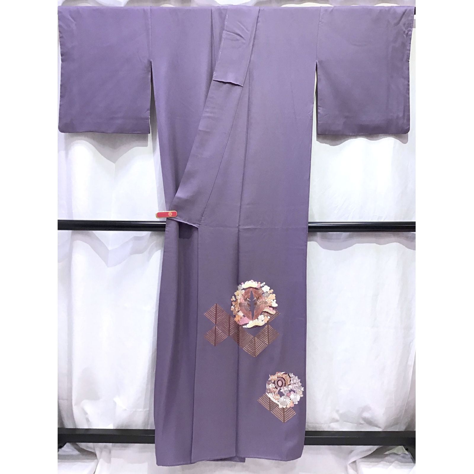 着物 色留袖 一つ紋 紫系地 No.200701-1777 梱包サイズ80