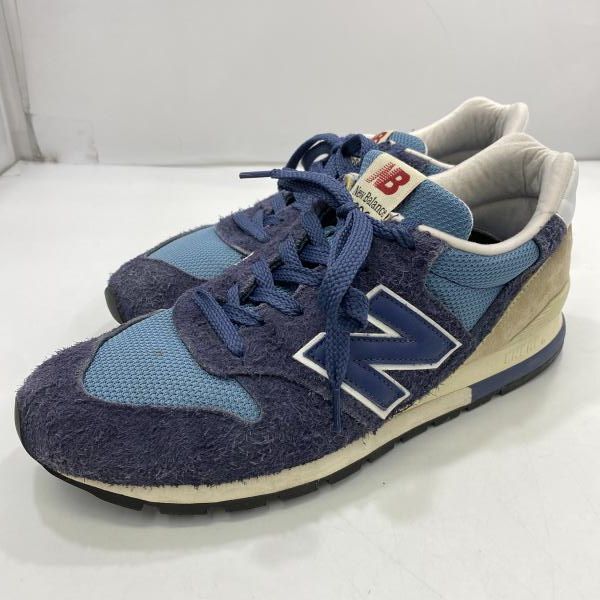 【中古】New Balance U996TB MADE IN USA ネイビー/ブルー サイズ28.5 ニューバランス[24]