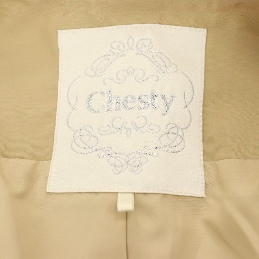 チェスティ Chesty フラワープリーツコート スプリングコート 0