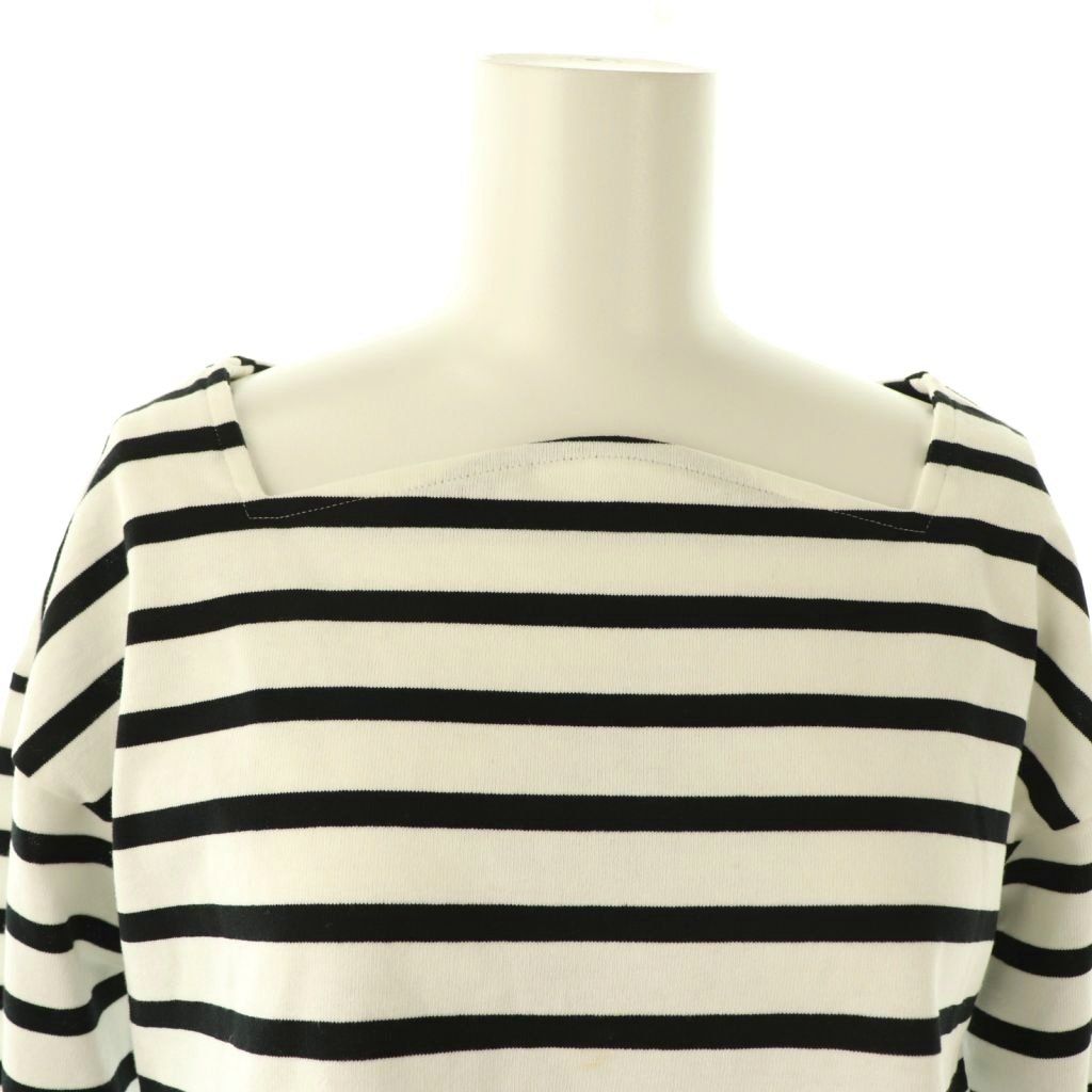 新品・タグ　cygne ボーダートップス　Luc シーニュ Cygne Luc ボーダートップス Tシャツ カットソー クロップド