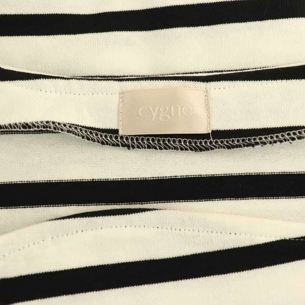 シーニュ Cygne Luc ボーダートップス Tシャツ カットソー クロップド