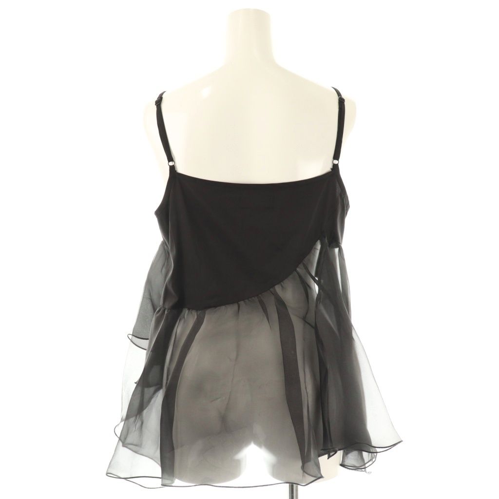 シェリエ sheller frill layered knit tops ニット キャミソール