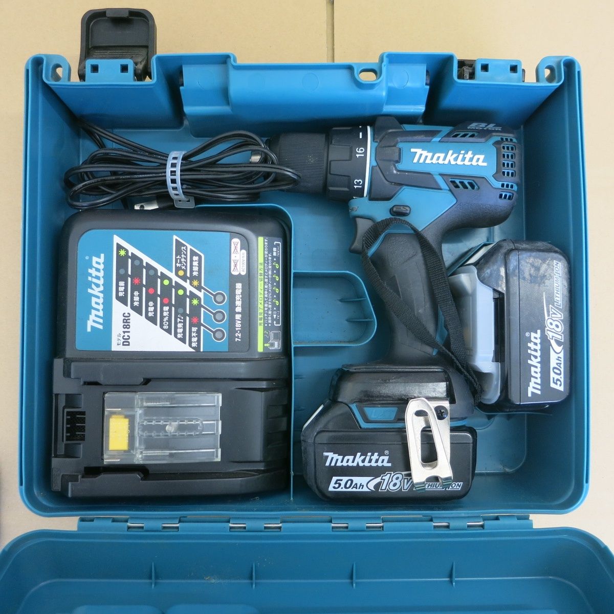 バッテリー キレイ マキタ 充電式 ドライバ ドリル DF 480 D RTX 電動 工具 18 V 防滴 防塵 防じん Makita