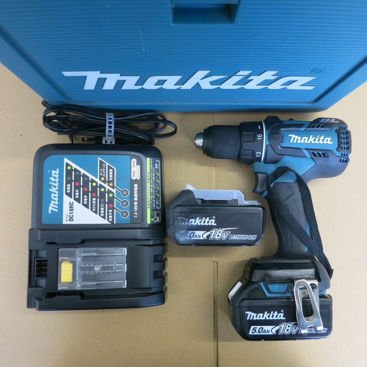 バッテリー キレイ マキタ 充電式 ドライバ ドリル DF 480 D RTX 電動 工具 18 V 防滴 防塵 防じん Makita