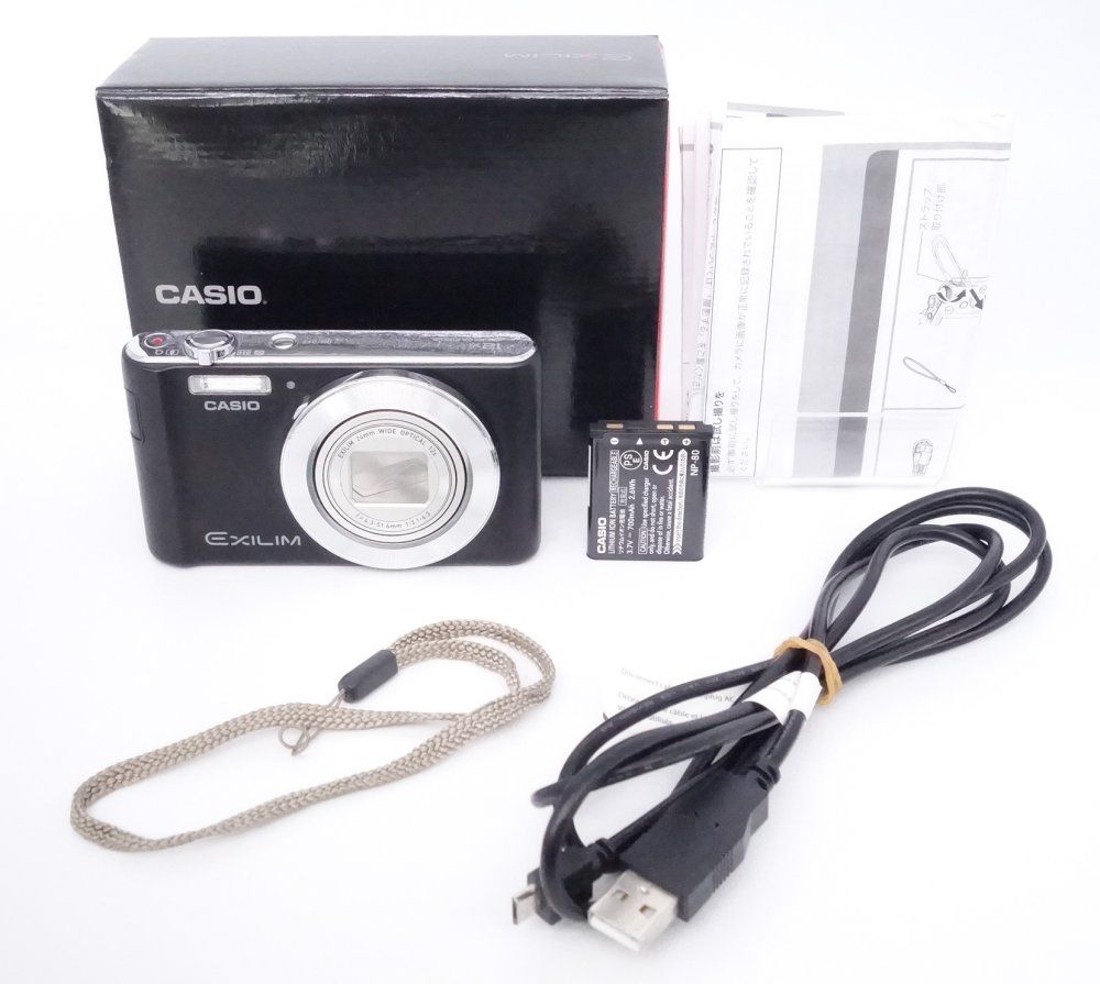 上品 CASIOカシオ EXILIM EX-ZS 260-BK ブラック