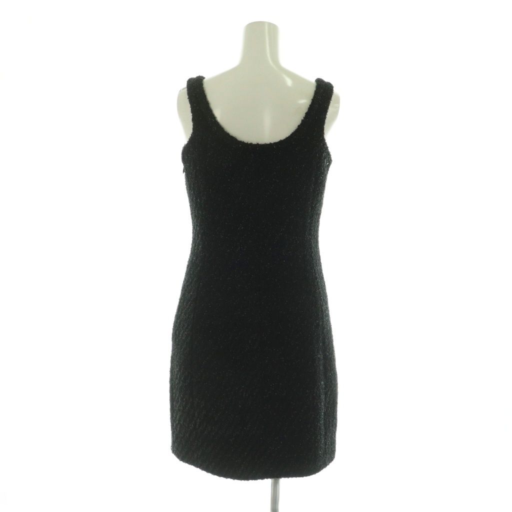 マイケルマイケルコース Michael kors ミニワンピース ウール混 0 黒 ブラック MI OS