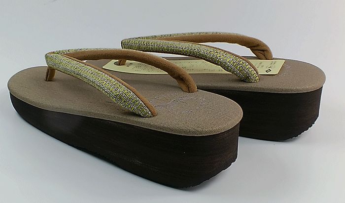 カレンブロッソ 菱屋カフェ草履 鼻緒がお洒落 Lサイズ Shops 121501