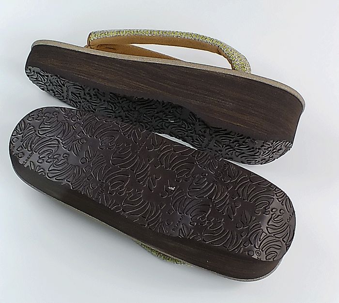  カレンブロッソ 菱屋カフェ草履 鼻緒がお洒落 Lサイズ Shops 121501 草履 和装履物