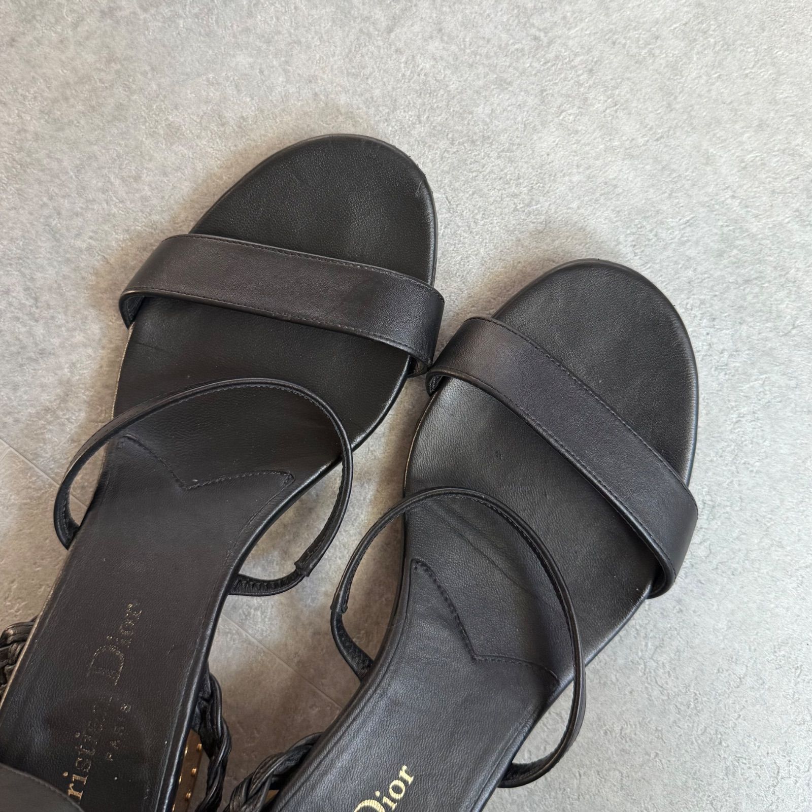 定価15万【完売・美品】ディオール 36 サンダル CDロゴ Dior EGEE 定価15万【完売・美品】ディオール 36 サンダル CDロゴ Dior EGEE 定価