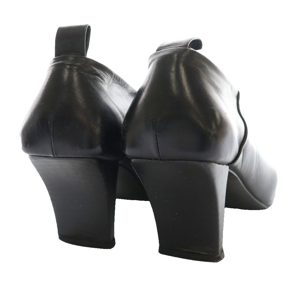 ジルサンダー JIL SANDER アンクルリングパンプス レザー 38 黒