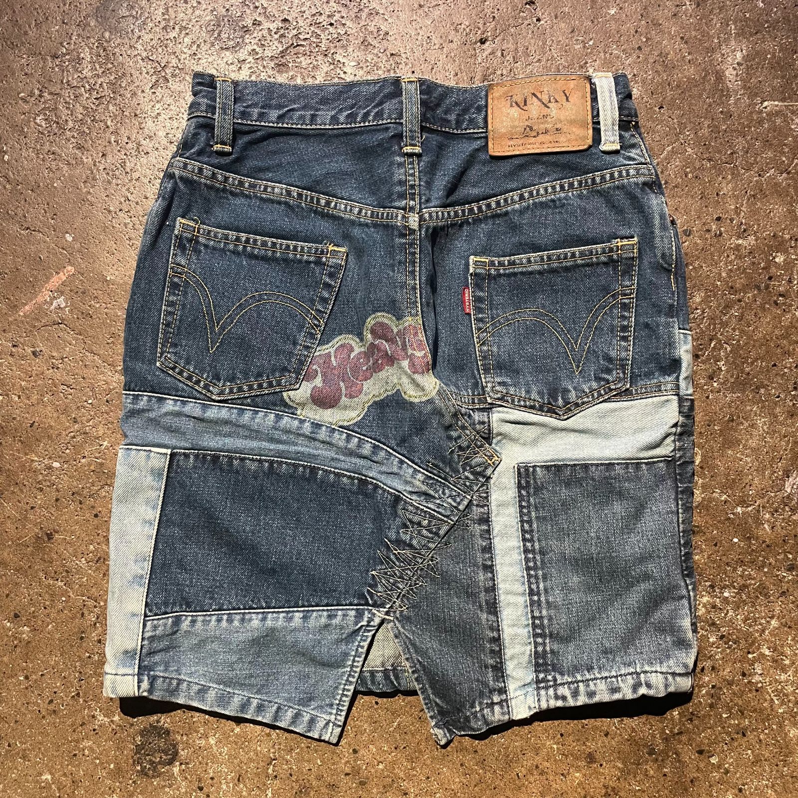 HYSTERIC GLAMOUR 90s 00s KINKY パッチワーク ミニスカート Y2K
