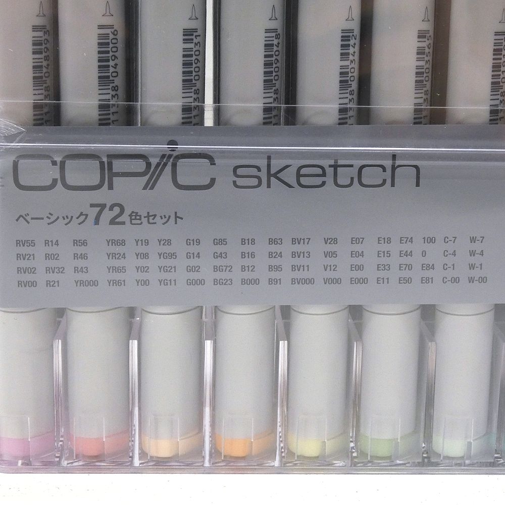 小牧店】未開封 COPIC sketch コピックスケッチ ベーシック 72色セット
