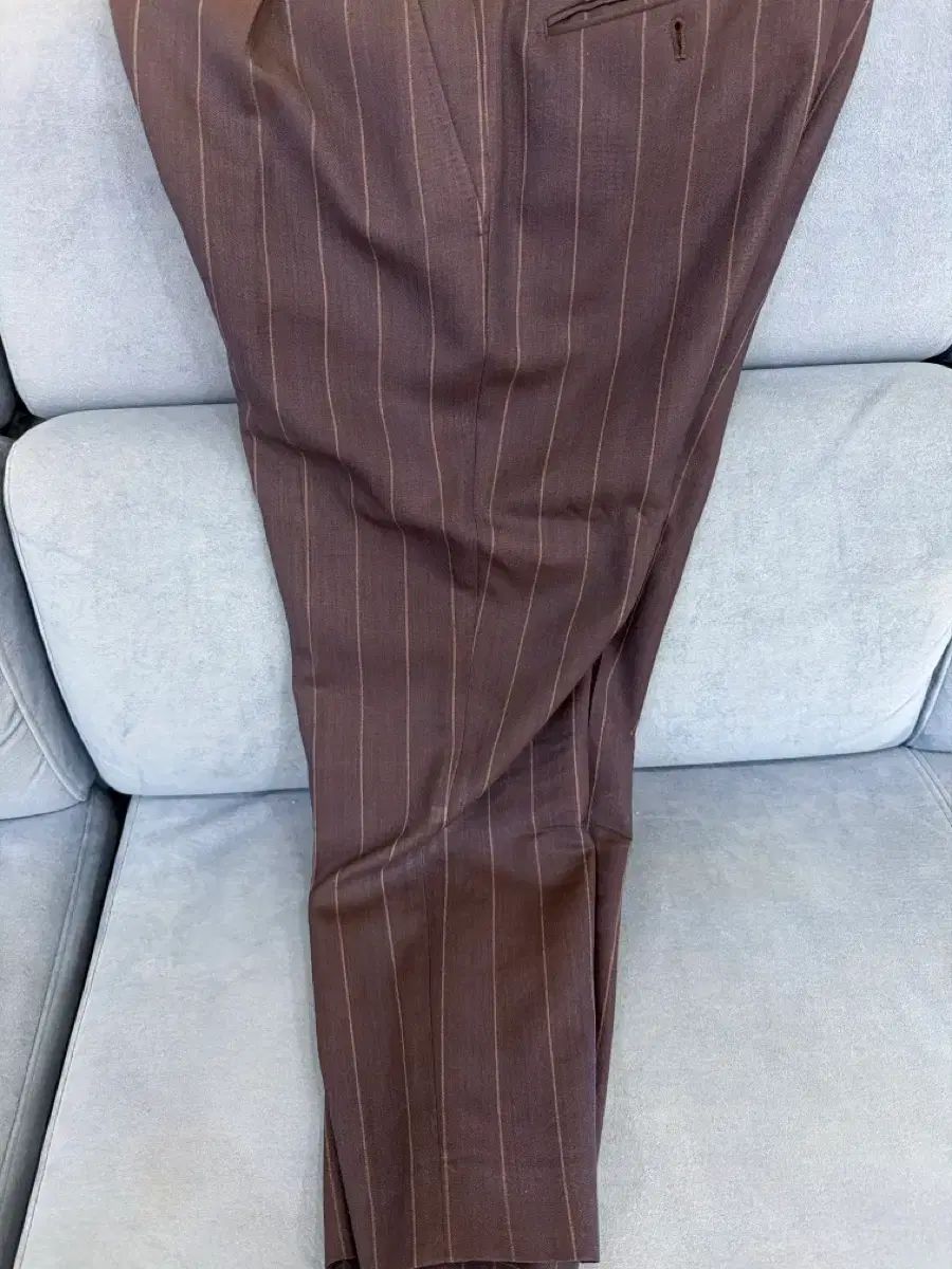 WACKO MARIA ZEGNA ストライプ スラックス ネイビー