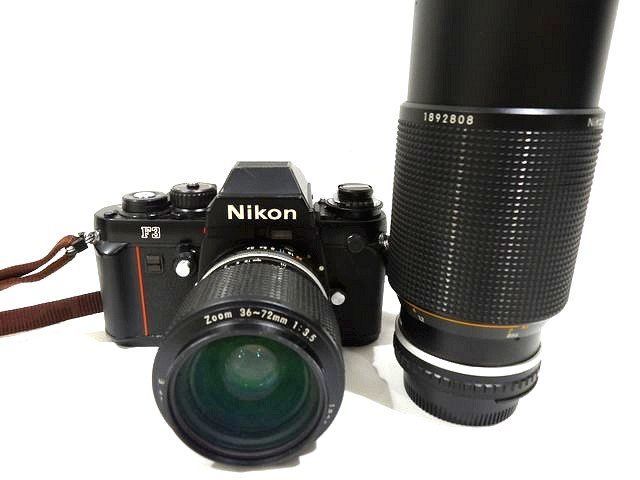 動作確認済み ニコン Nikon F3 □ 一眼レフ フィルムカメラ 36-72mm 70