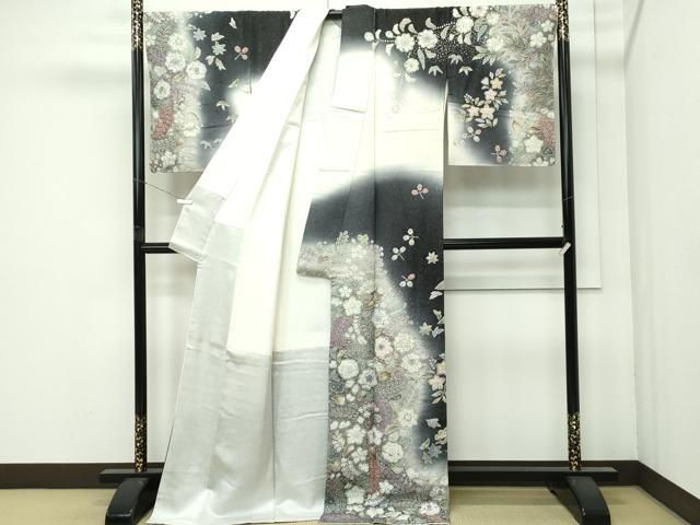 平和屋本店○極上 吉乃一廉 幻の辻が花 訪問着 辻が花 絞り 暈し染め