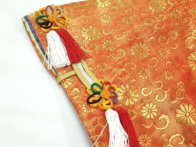  上 七五三 女の子 7歳 祝着 十二単風 菊唐草文 金糸 s 6 着物 着物ドレス 着物 浴衣 和小物