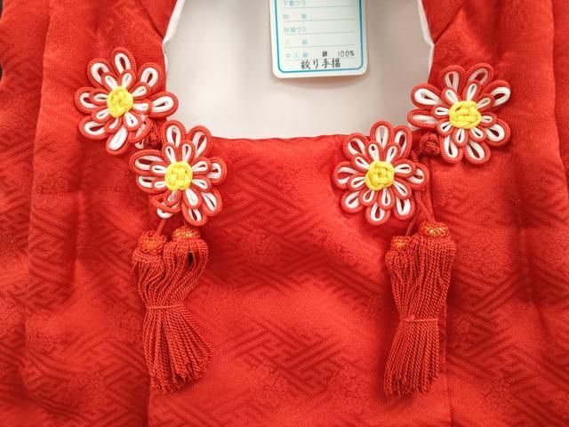  上 七五三 女の子 3歳 被布 草履 巾着 髪飾りセット ４点セット 手描き 絞り 花毬文 金彩 s 6 着物 着物ドレス 着物 浴衣 和小物