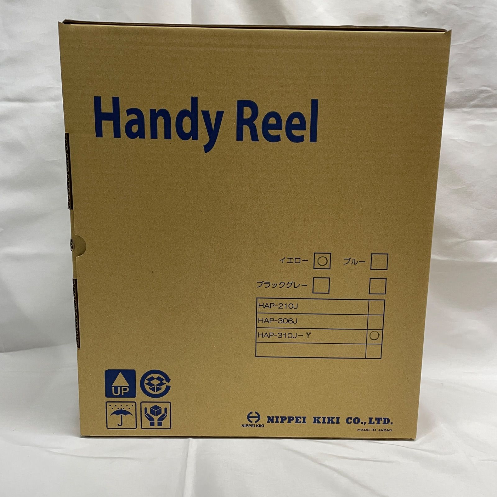 NIPPEI KIKI Handy Reel HAP-310 J-Y イエロー 開封 済み ハンディ リール エアーリールシリーズ 日平機器 121502