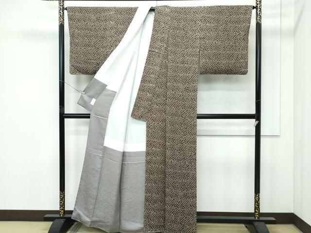 平和屋本店●極上　キモノデザイナー　斉藤上太郎　小紋　雲重ね文　逸品　未使用　CZAA4743s6 平和屋本店○極上 キモノデザイナー 斉藤上太郎 小紋 雲重ね文 逸品 未