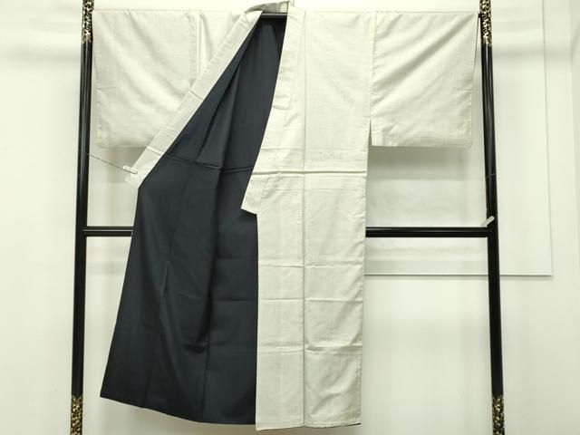 上 男性 本場大島紬 白大島 アンサンブル 100亀甲 総詰め s 6