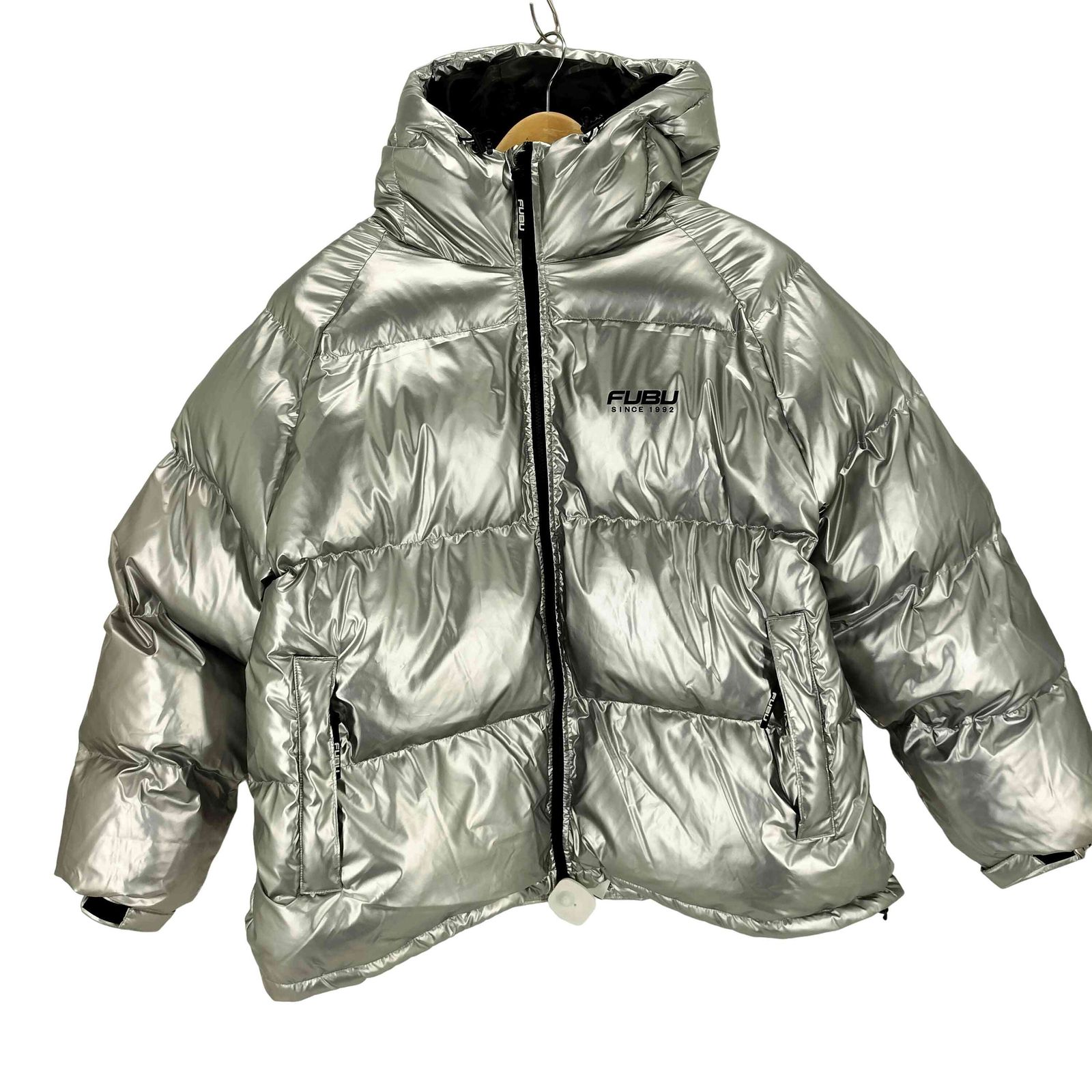 FUBU(フブ) NYLON PUFFER HOODED JACKET/フード付きナイロンパファージャケット メンズ JPN：XXL 【中古】【ブランド古着バズストア】 フブ FUBU NYLON PUFFER HOODED JACKET/フード付きナイロンパファー