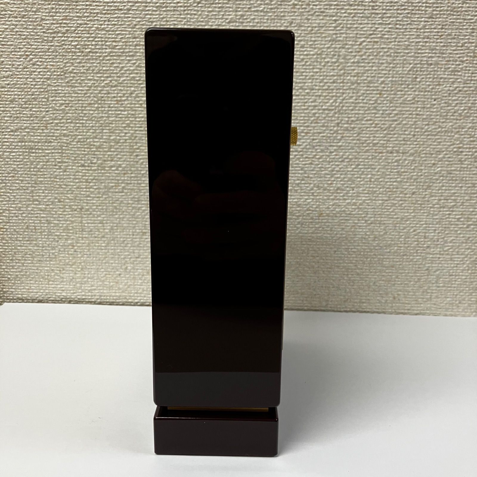 未使用】WAKO 和光 置時計 ウッド×ゴールド シャンパンゴールド文字盤