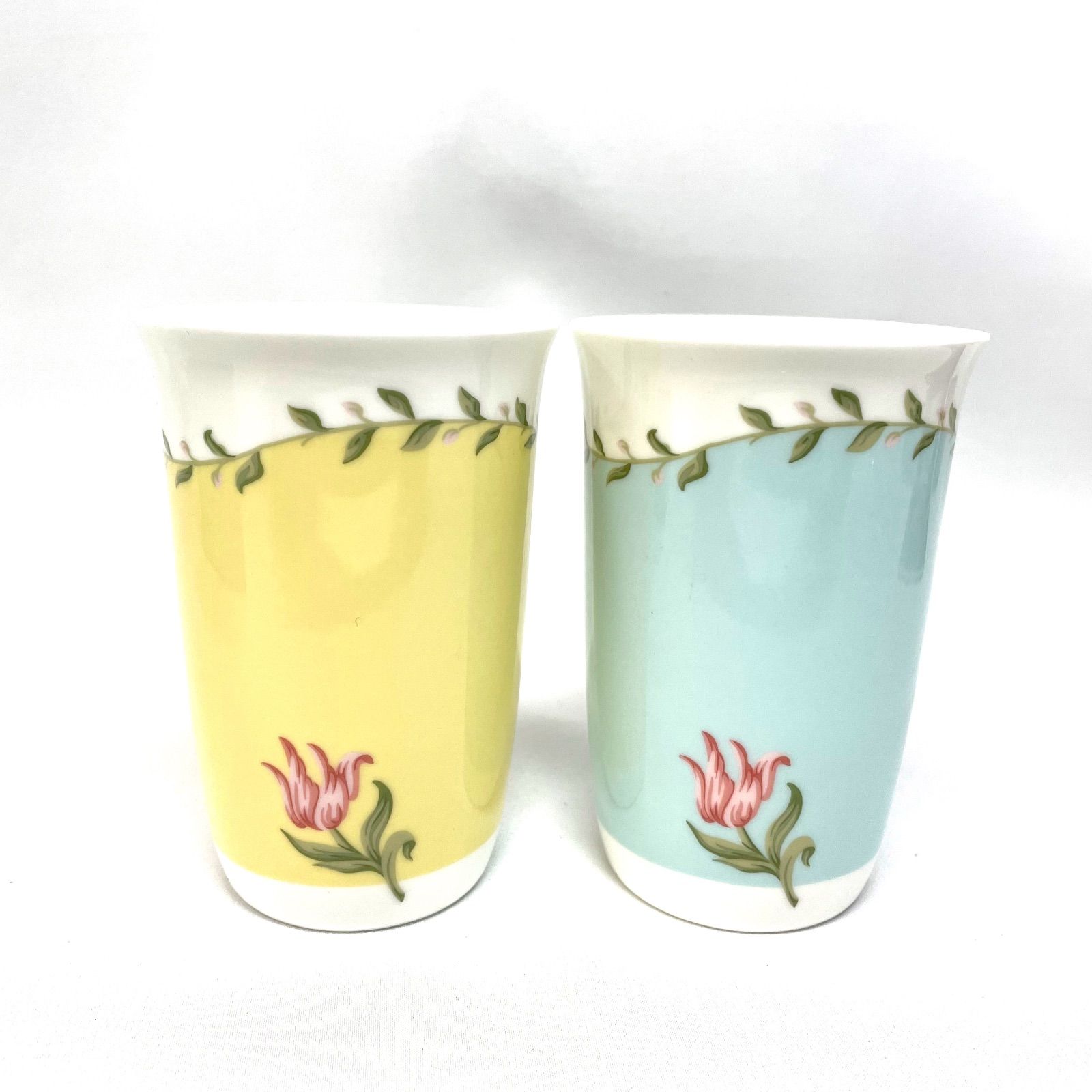 Tiffany ティファニー カップ ピンクチューリップ ティファニーブルー 2点セット 55633