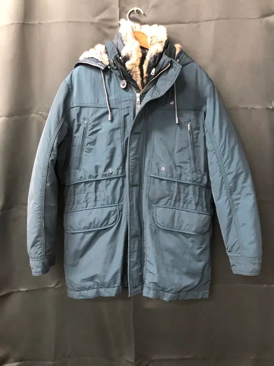 LACOSTE ラコステ 裏地 フード ファー ダウン アウター